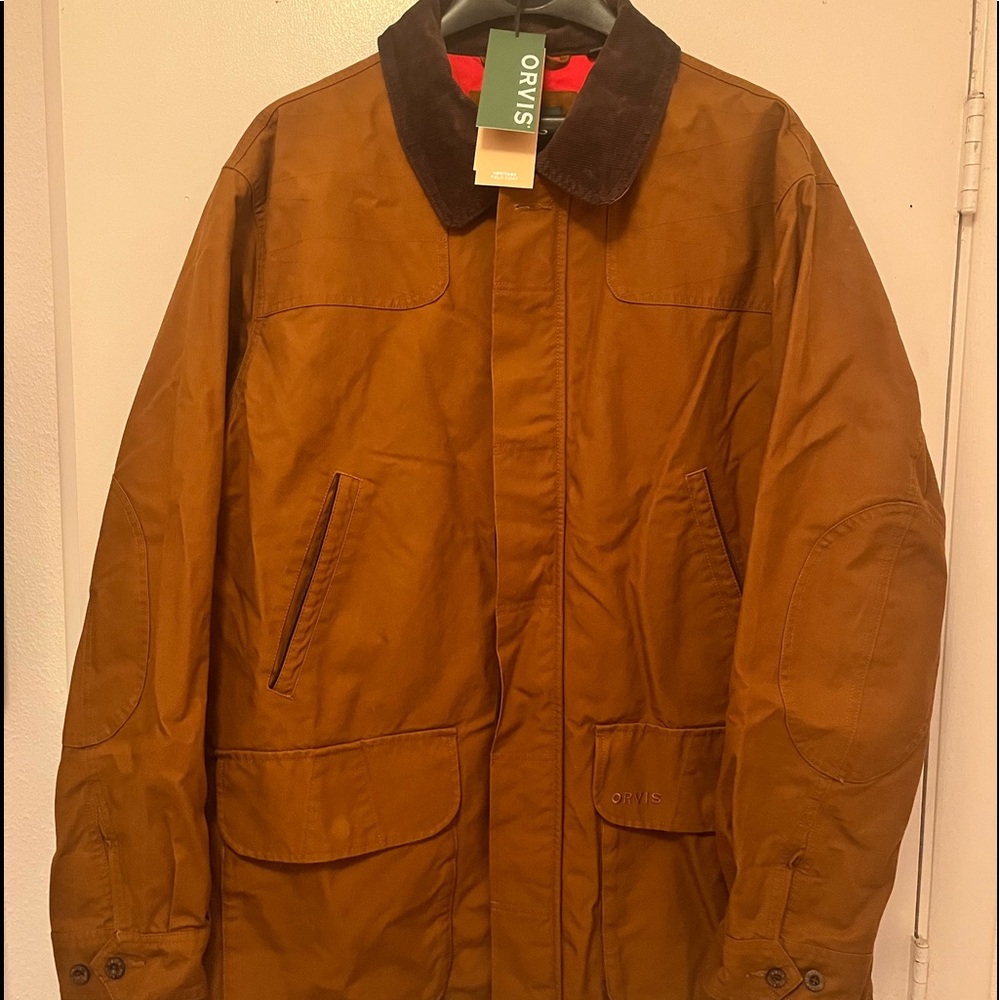 Mens XL NEW Orvis Heritage Field Coat.